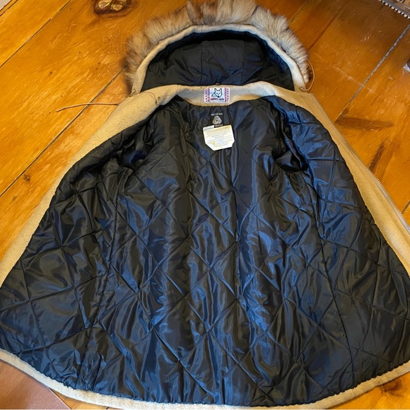 RARE Vintage James Bay Wool Fur Lined Hood Parka - Picture 8 of 16